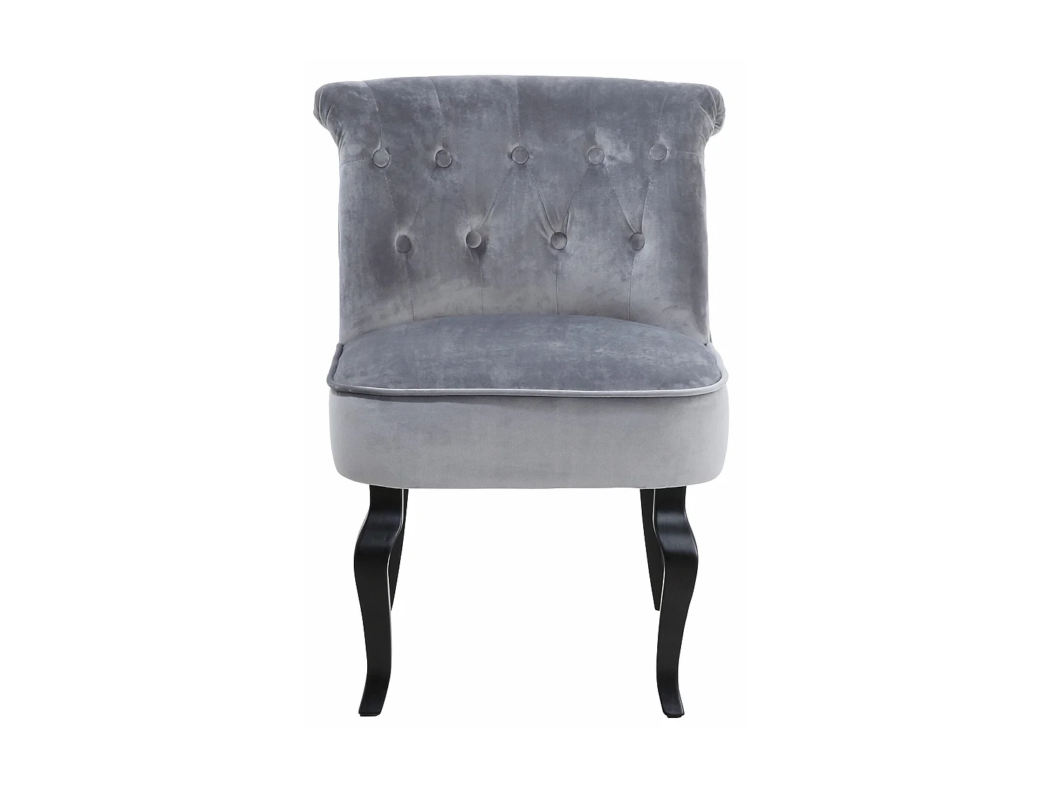 Beatrix | Sedia in velluto grigio