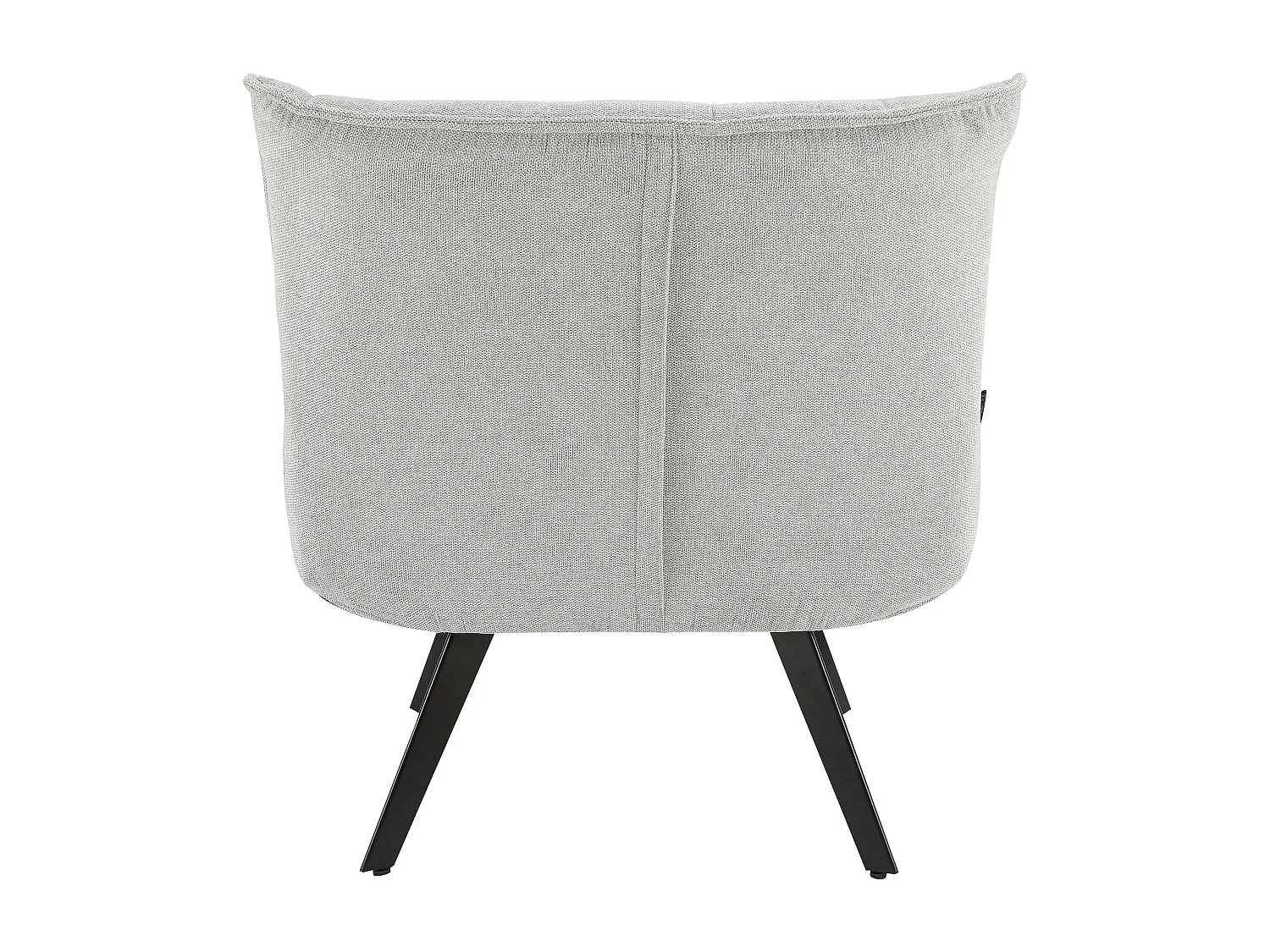 Evan | Loungestoel in lichtgrijze stof