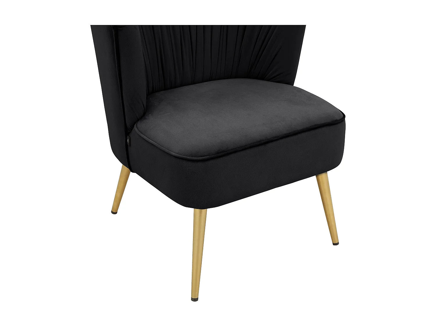 Dahlia | Sillón de terciopelo negro