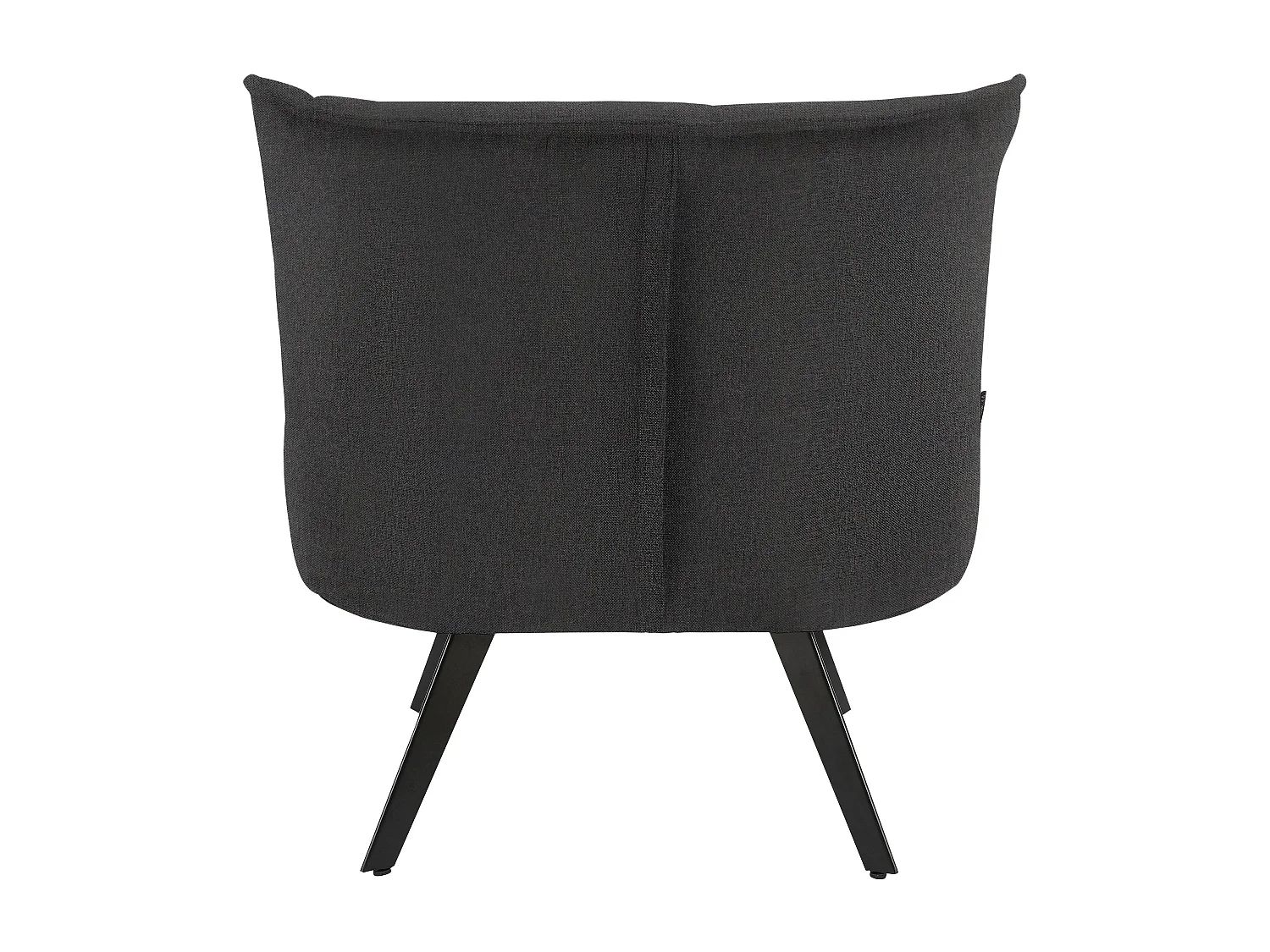 Evan | Chaise longue en tissu anthracite