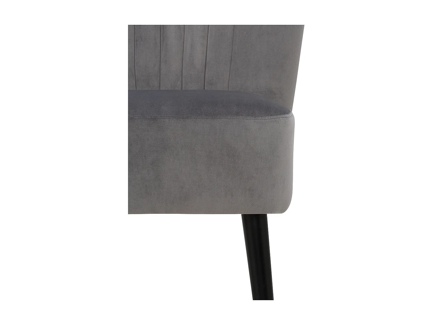 Antonio | Stoel in grijs fluweel
