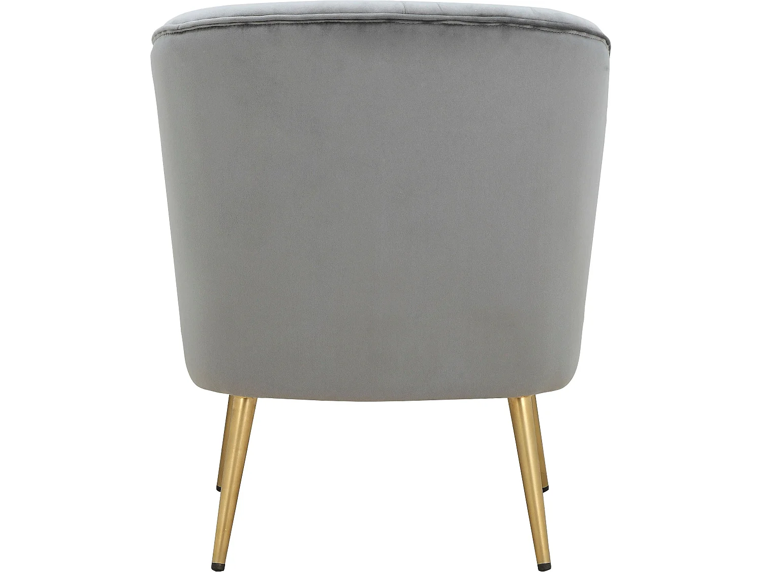 Dahlia | Loungestoel in grijs velours