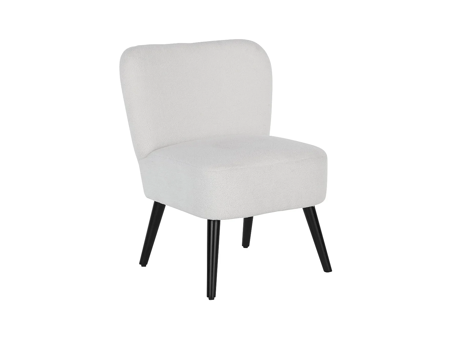 Antonio | Chaise en velours blanc