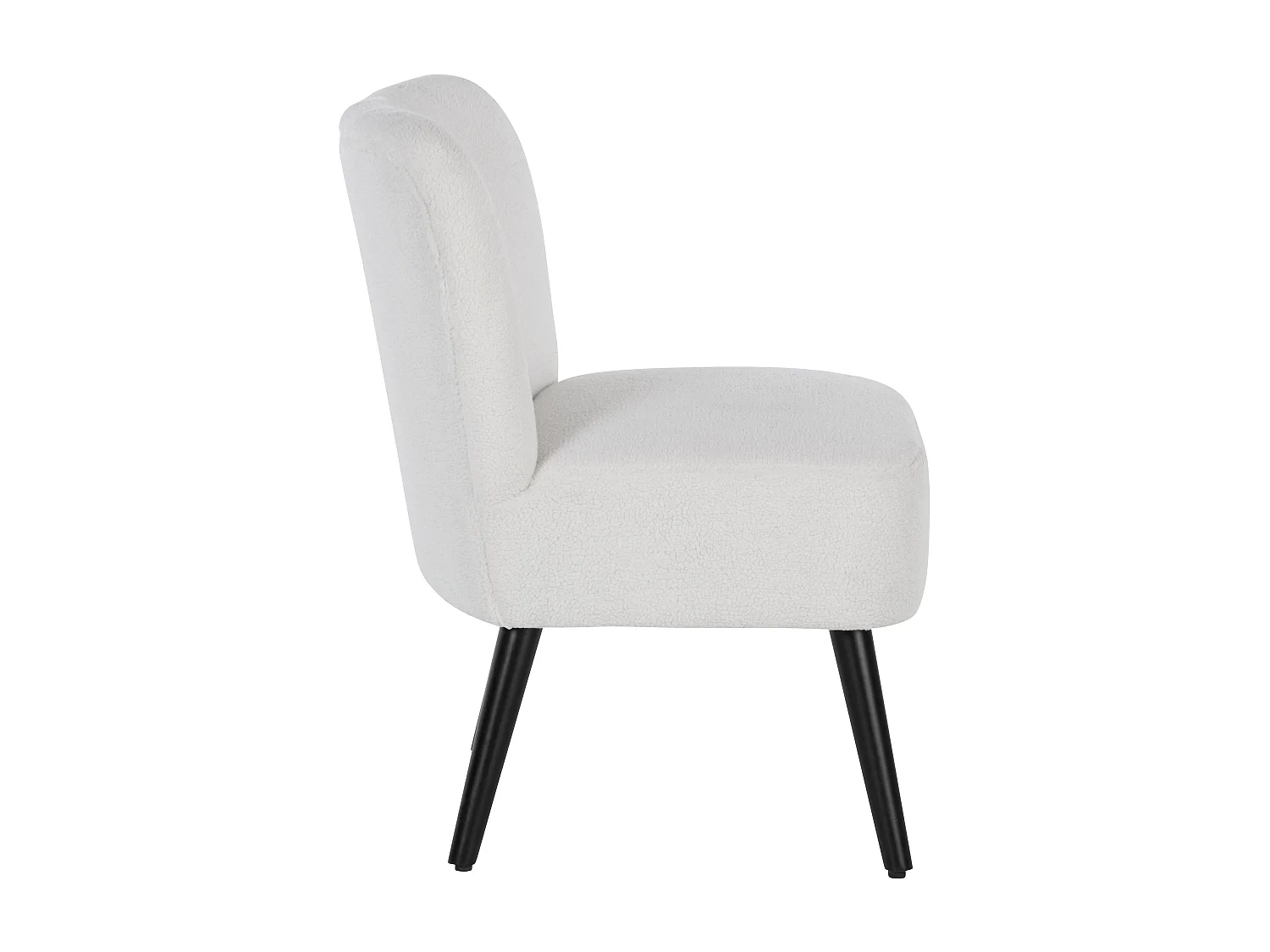 Antonio | Stoel in wit fluweel