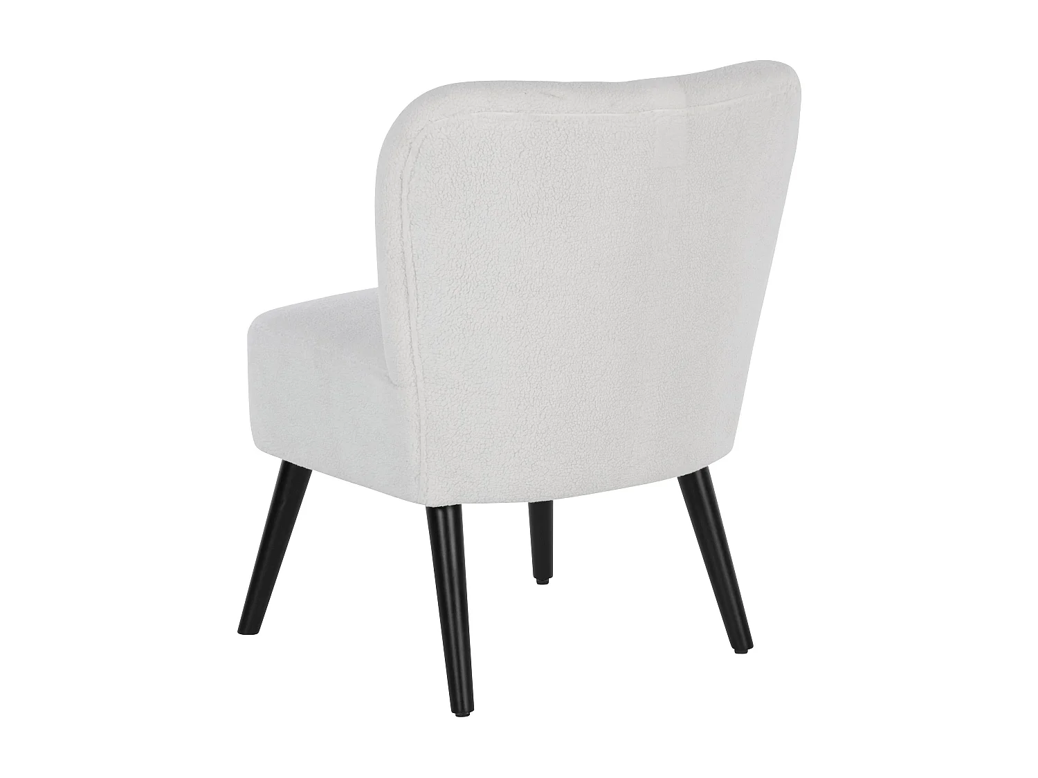 Antonio | Stoel in wit fluweel