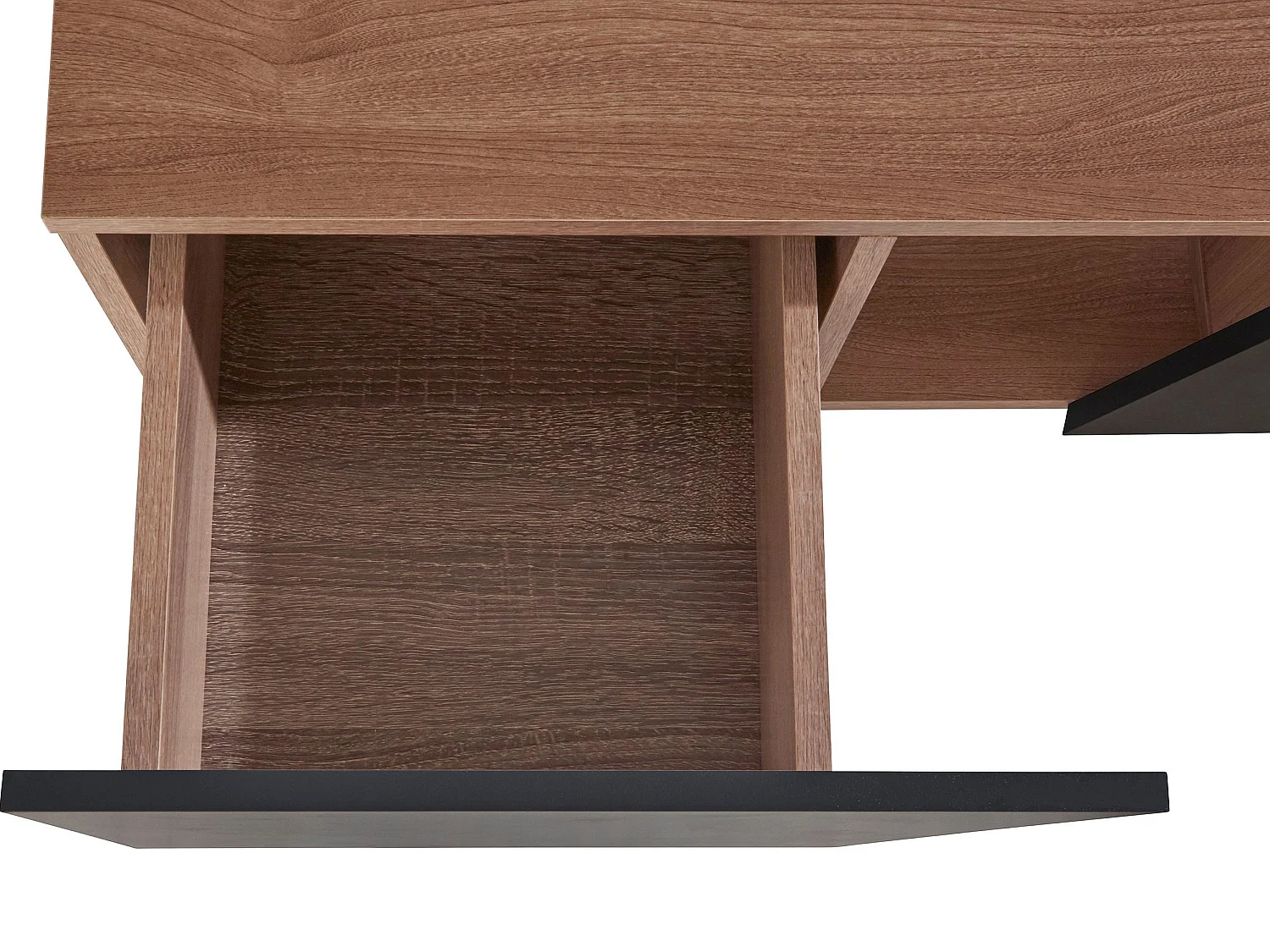 Layland | TV-Möbel mit 3 Schubladen in MDF Grau/Natur