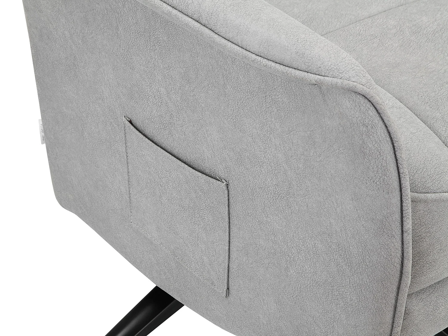 Madoc | Fauteuil de relaxation manuel en tissu Gris