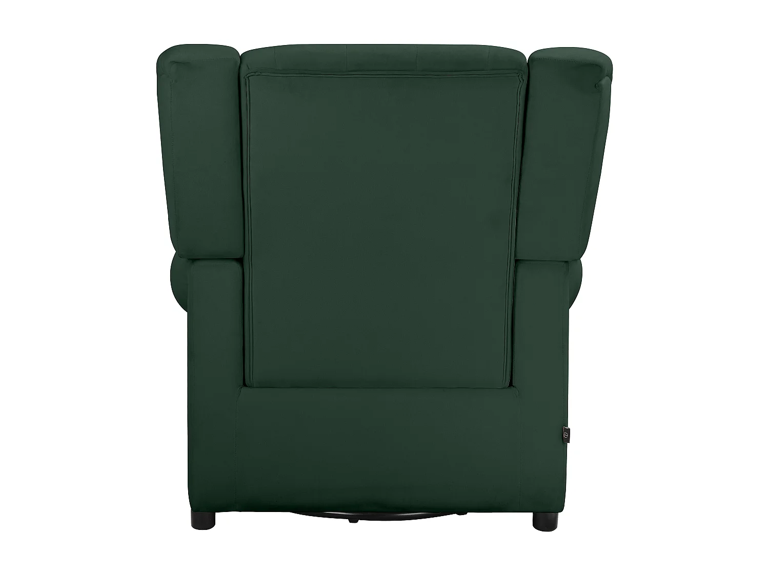 Lillyse | Fauteuil à bascule avec fonction pivotante en velours vert
