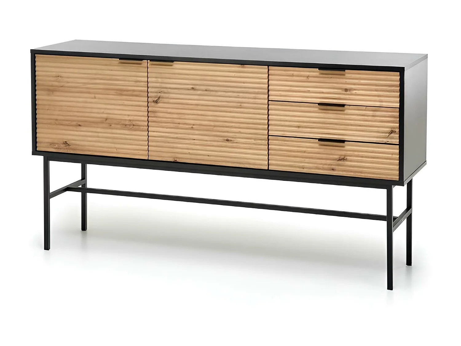 Banc TV Murano/MDF/Marron&Noir