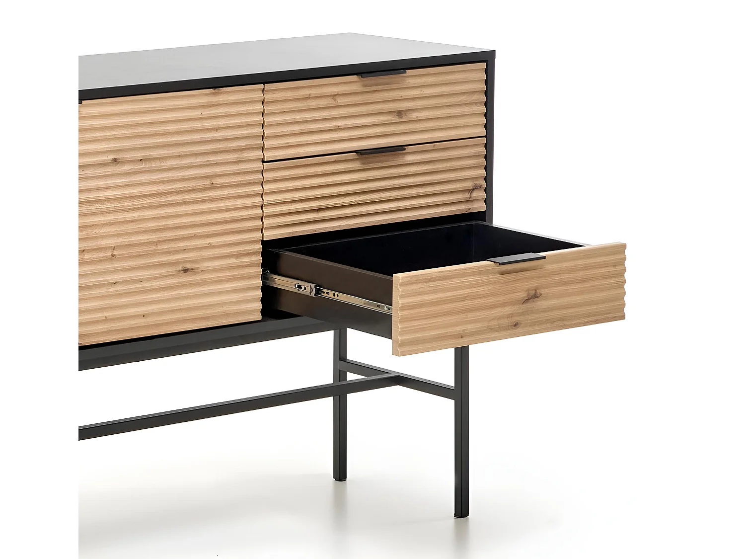 Banc TV Murano/MDF/Marron&Noir