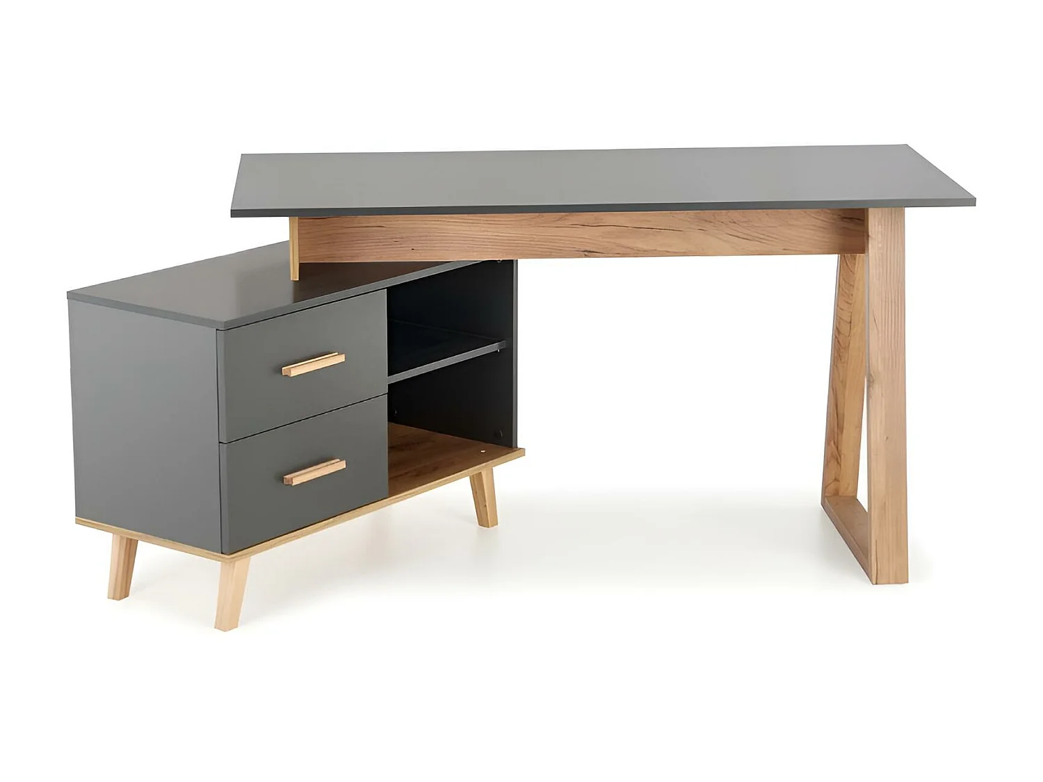 Schreibtisch Sergio XL/MDF/Anthrazit