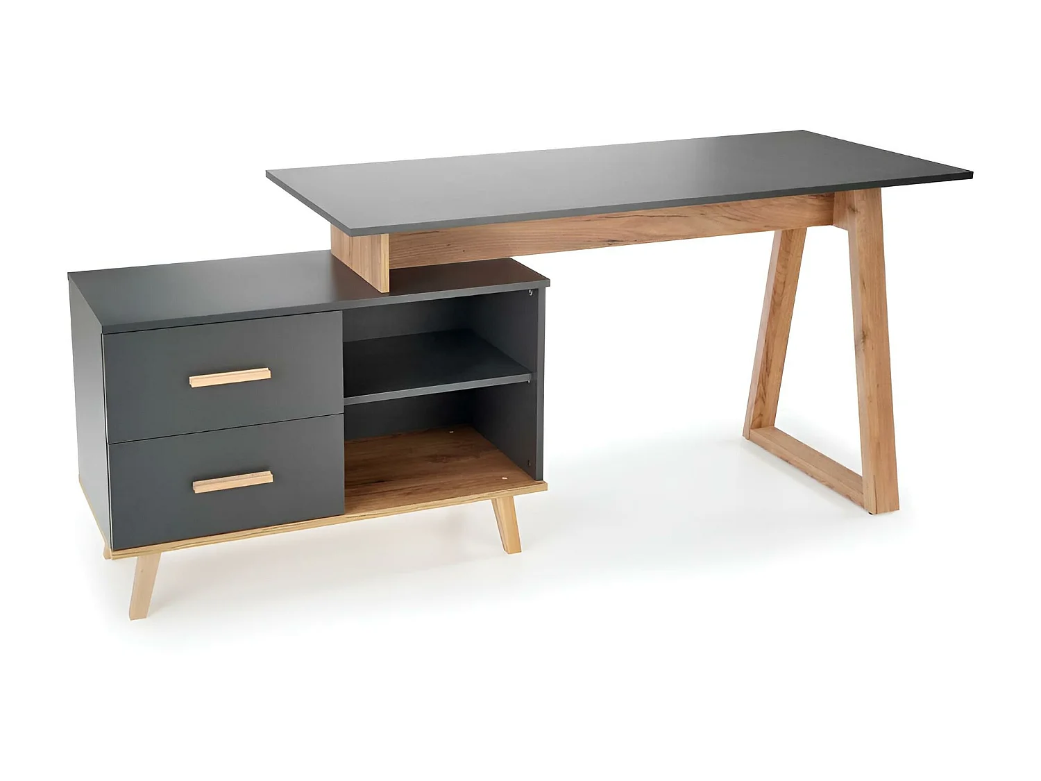 Schreibtisch Sergio XL/MDF/Anthrazit