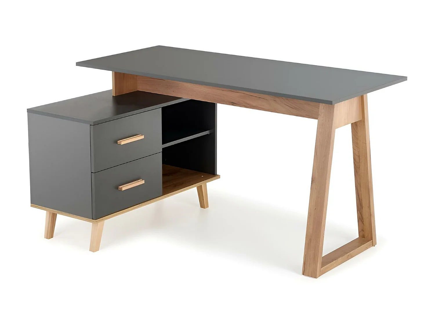 Schreibtisch Sergio XL/MDF/Anthrazit