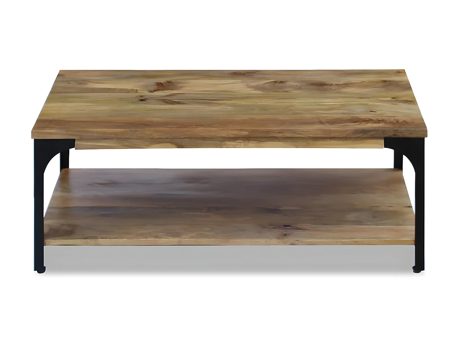 Mesa de centro, madeira de mangueira 100x60x38 cm