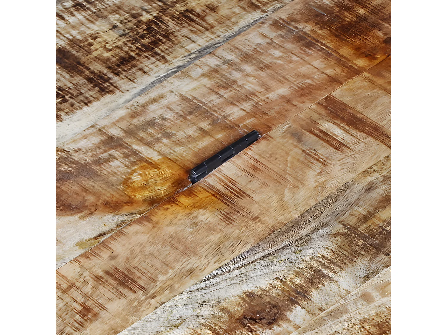 Table basse Bois de manguier brut 70 x 70 x 40 cm