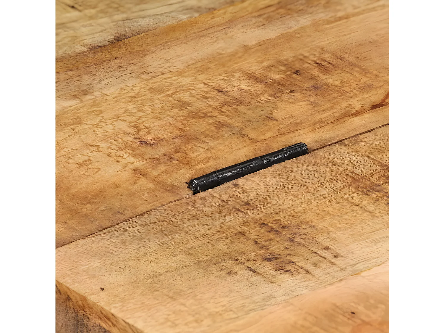 Table basse Bois de manguier brut 70 x 70 x 40 cm