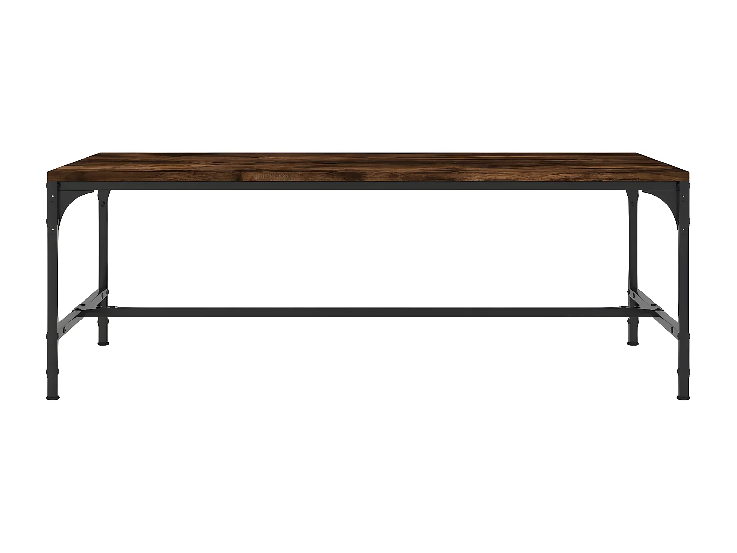 Table basse Chêne fumé 100x50x35 cm Bois d'ingénierie