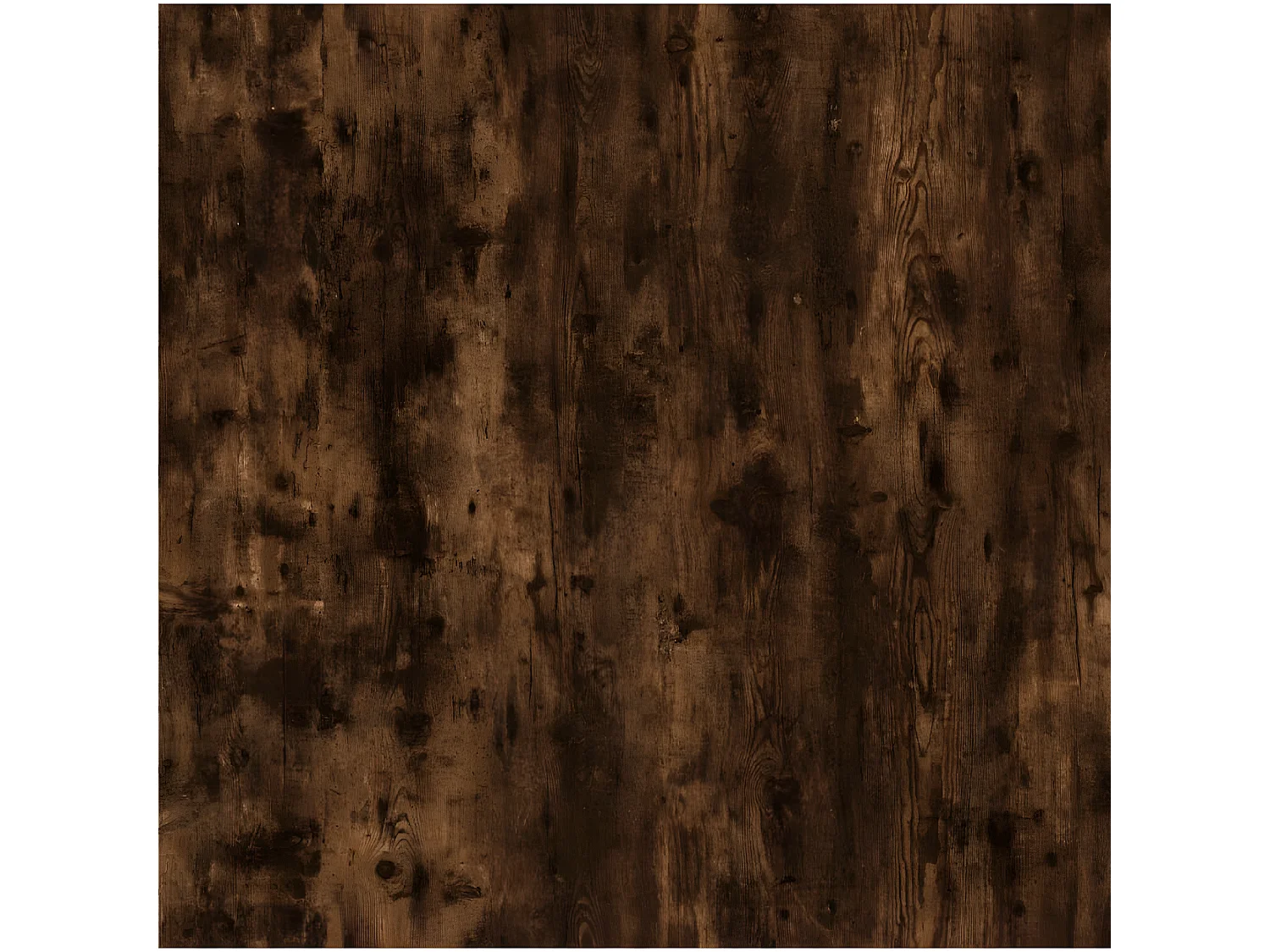 Table basse Chêne fumé 100x50x35 cm Bois d'ingénierie