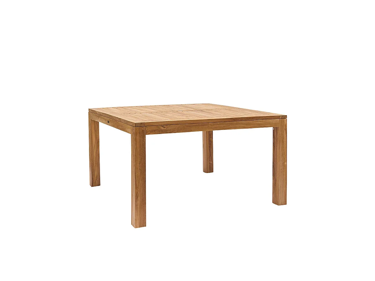 Mesa de exterior de teca maciza para 6 pers.