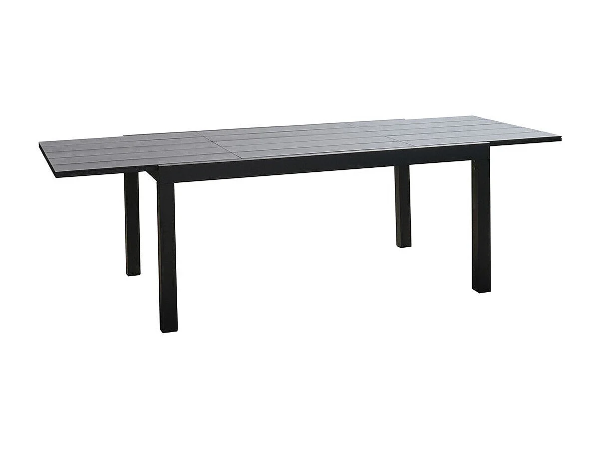 Table de jardin en aluminium extensible 6/10 places