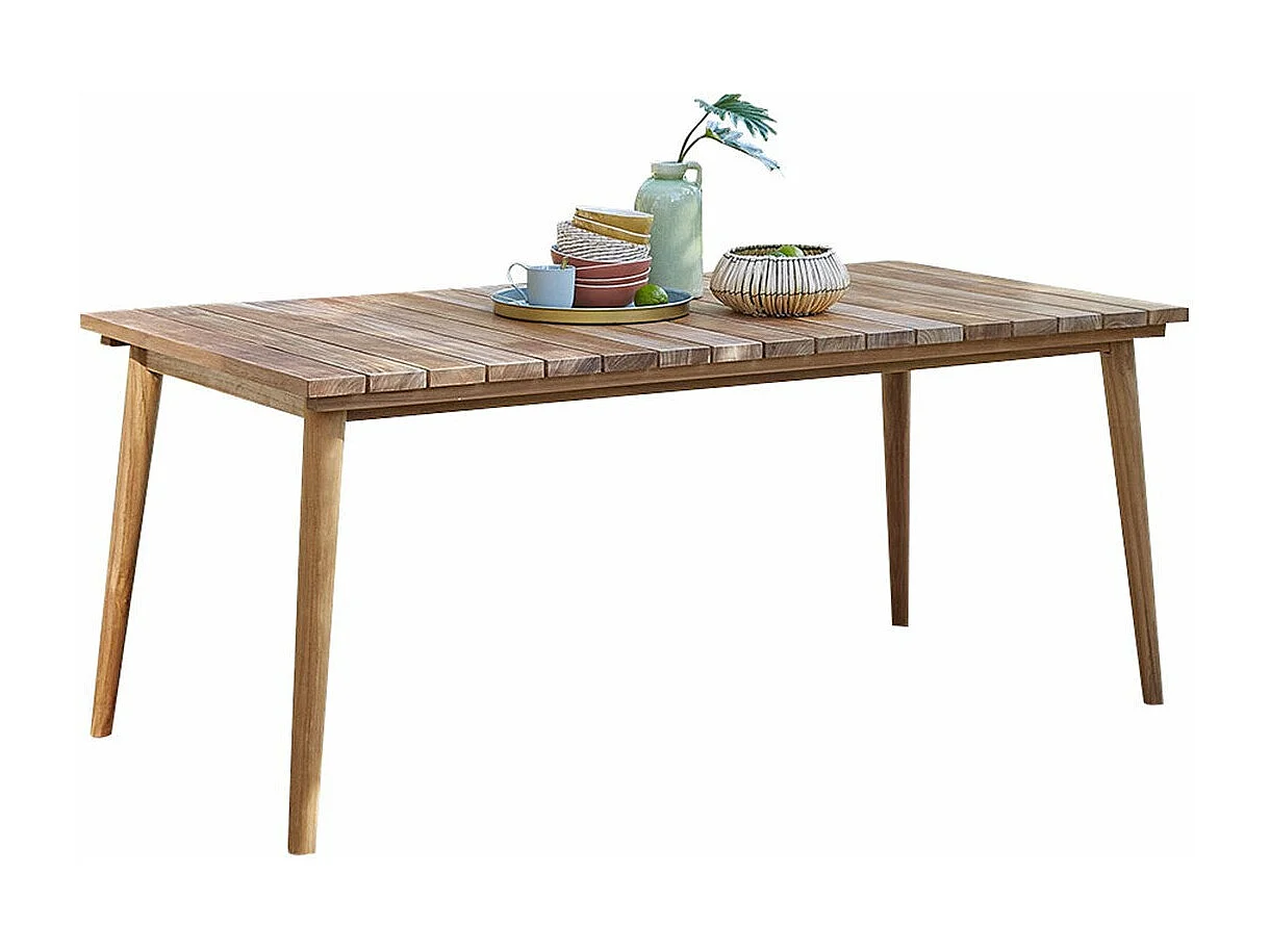 Tavolo da giardino in teak da 6 a 8 coperti