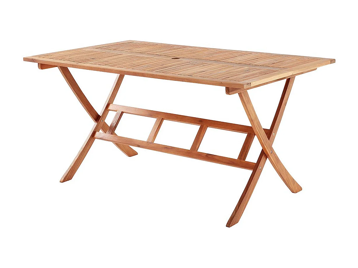 Mesa de jardín de acacia maciza  6 pers