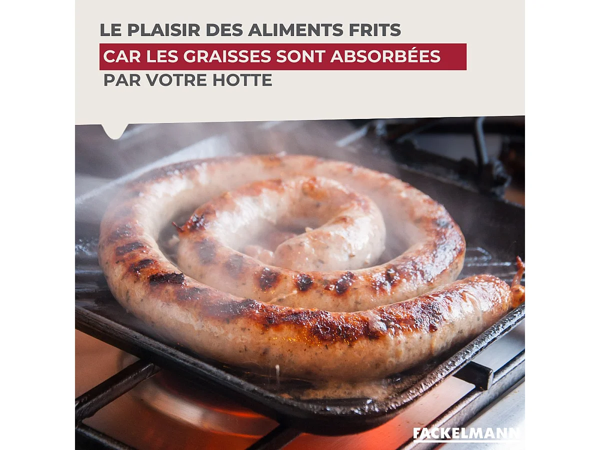 Filtre pour hotte anti-graisse 114 x 47 cm Fackelmann Accessoires pour hotte et friture
