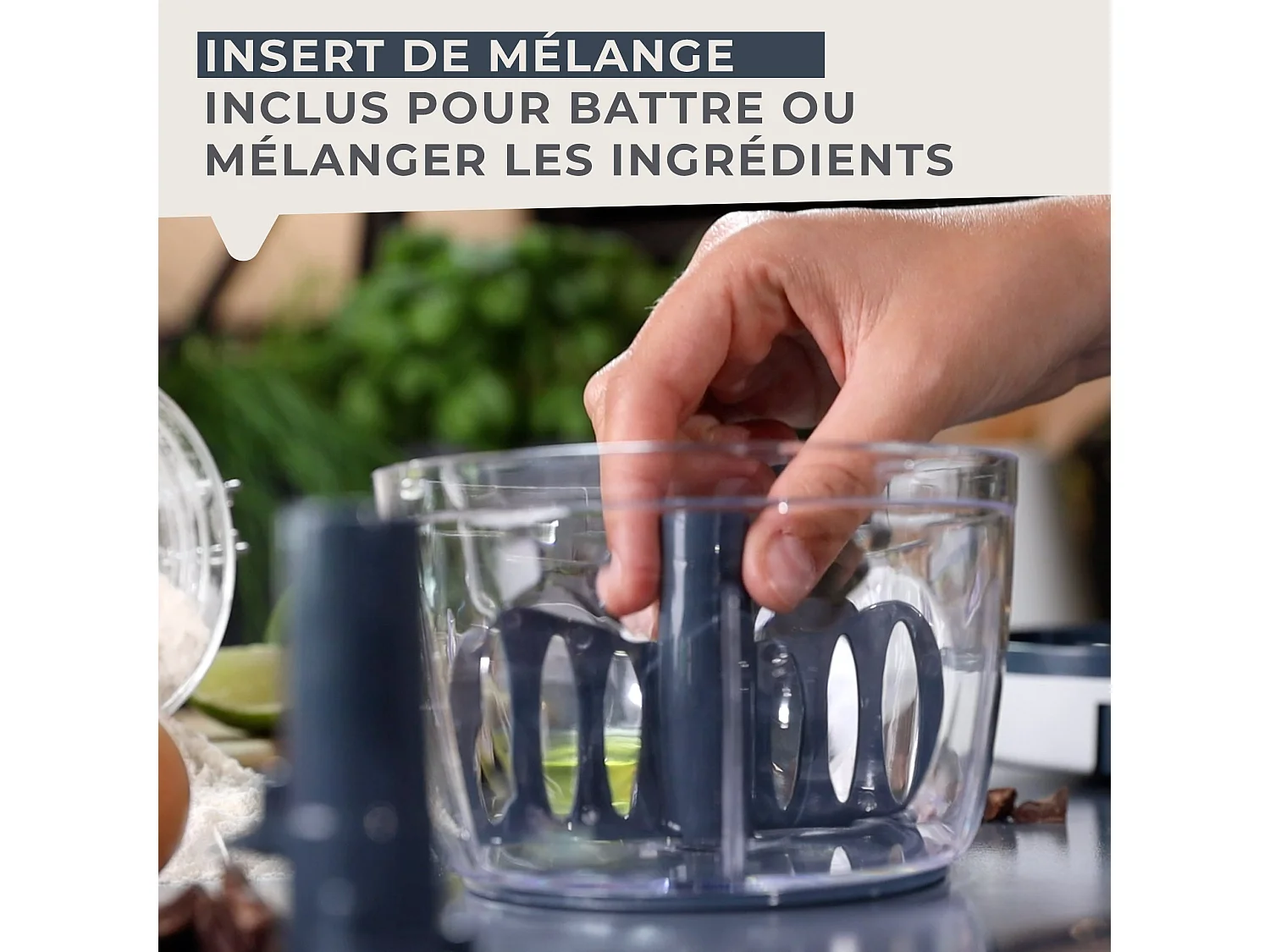 Hachoir manuel multifonction Fackelmann Easy Prepare