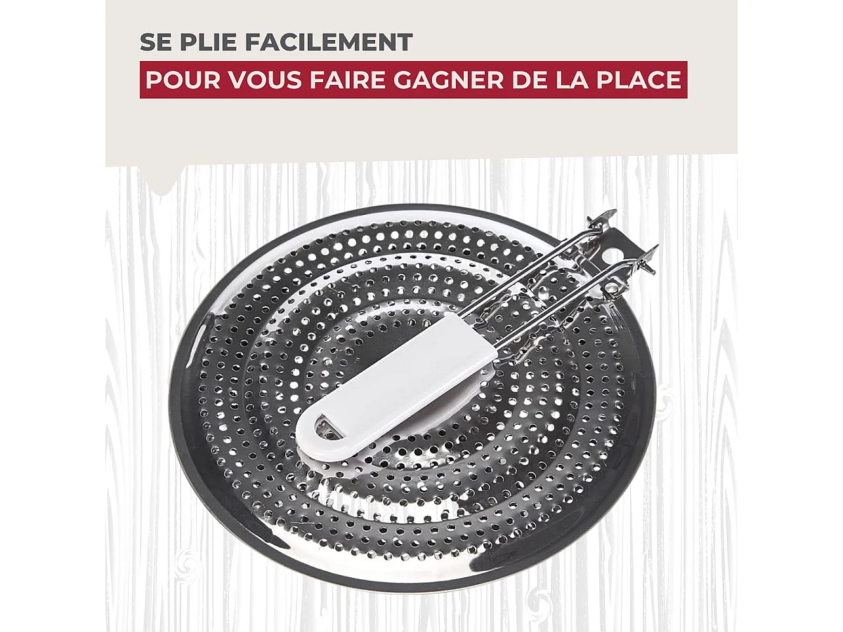 Lot de 2 diffuseurs de chaleur pour plaque de cuisson gaz Fackelmann