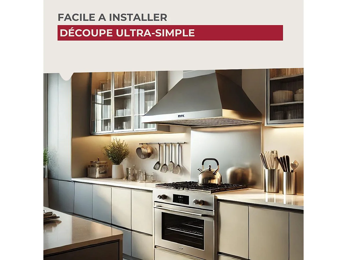 Filtre hotte Fackelmann 47 x 57 cm Accessoires hotte et friture