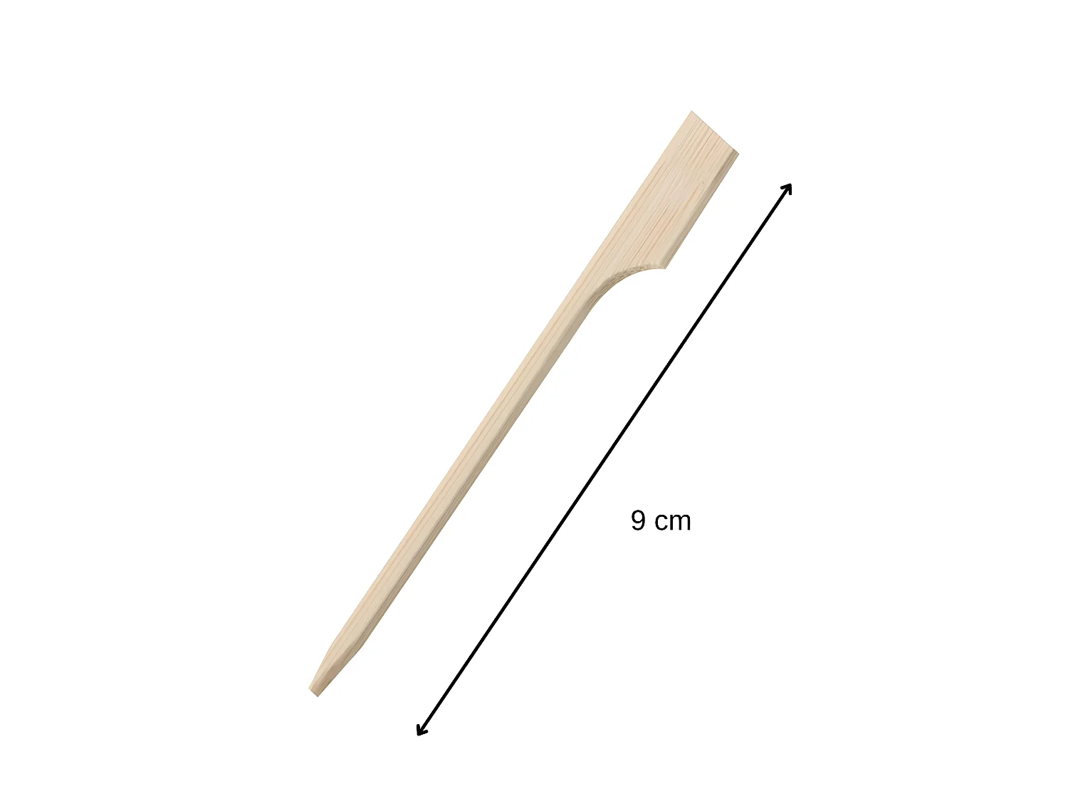 Lot de 200 pics à brochettes en bois 9 cm Fackelmann Wood Edition