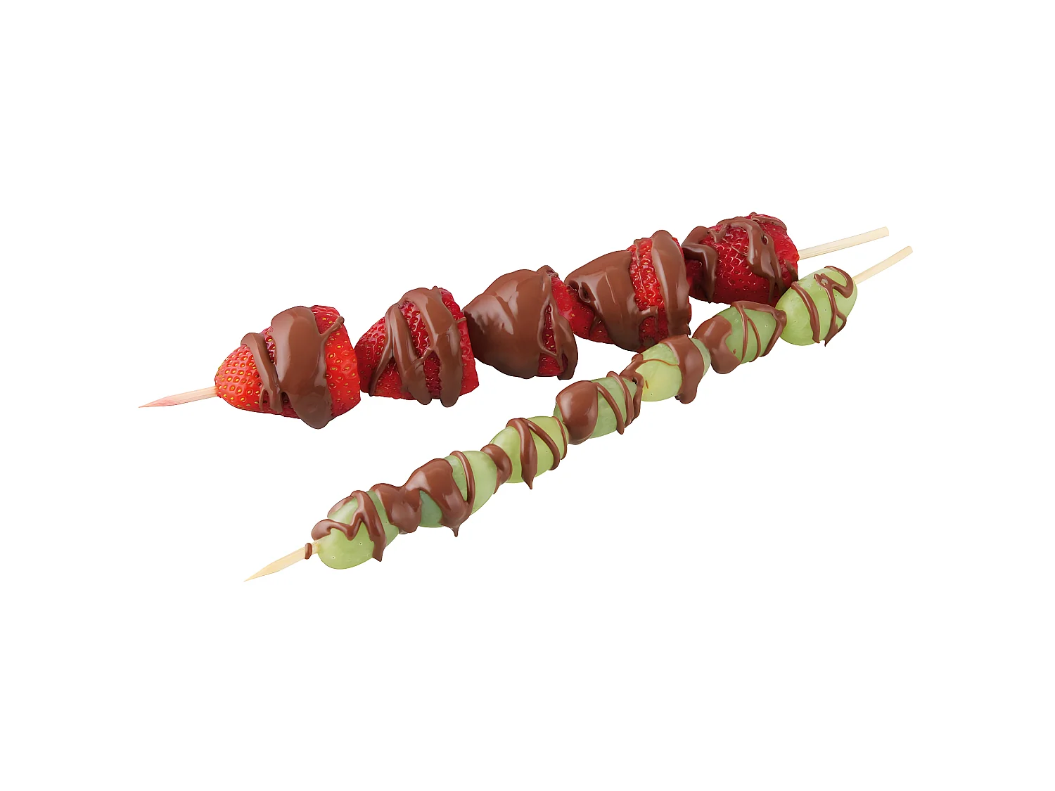 Lot de 50 pics à brochettes en bois de 25 cm Fackelmann Wood Edition