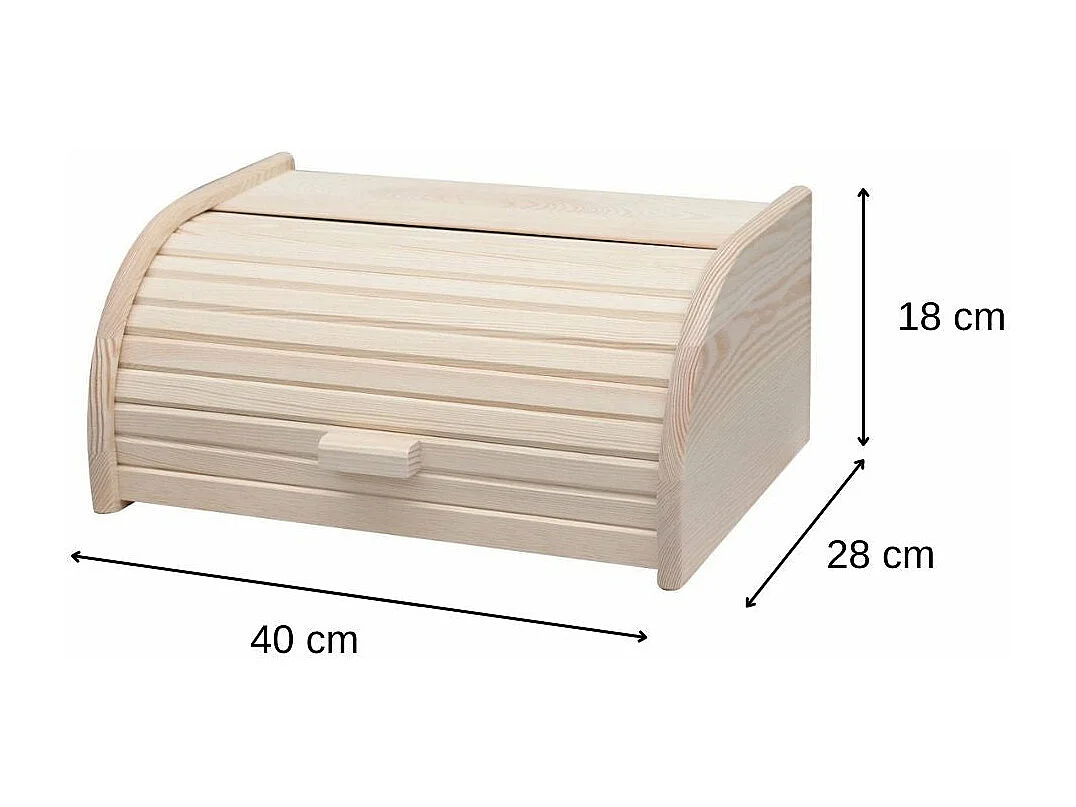 Huche à pain en bois Fackelmann Boissellerie