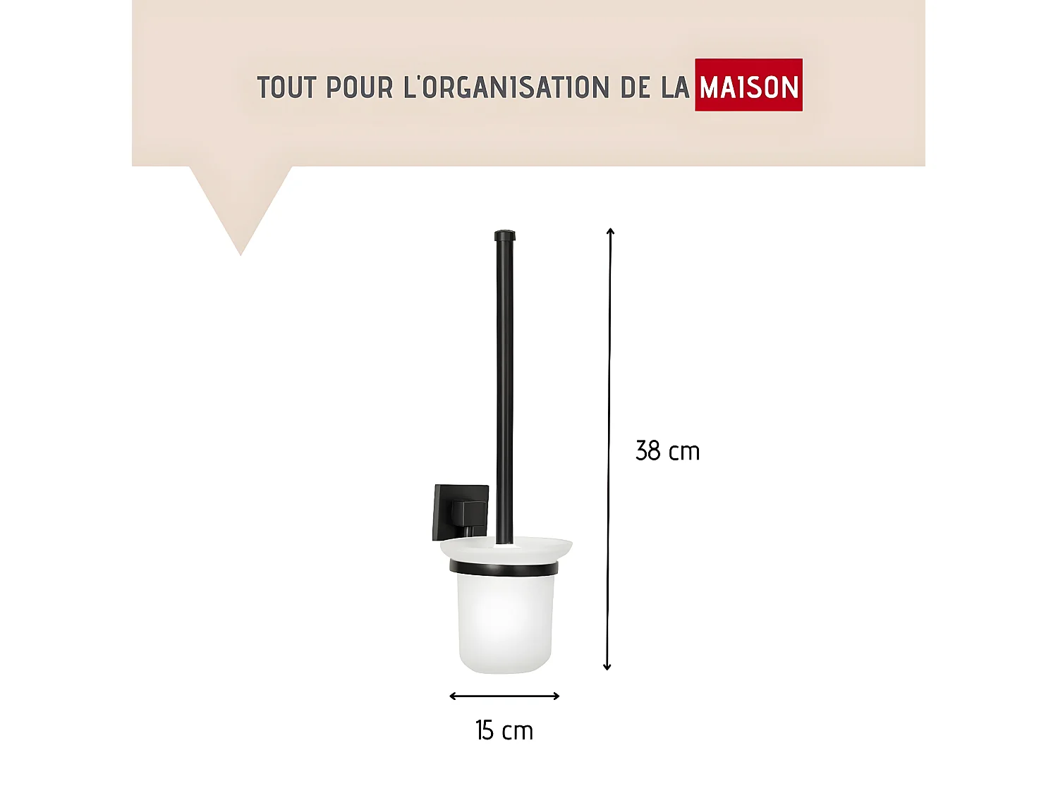 Brosse de toilette murale Fackelmann New York