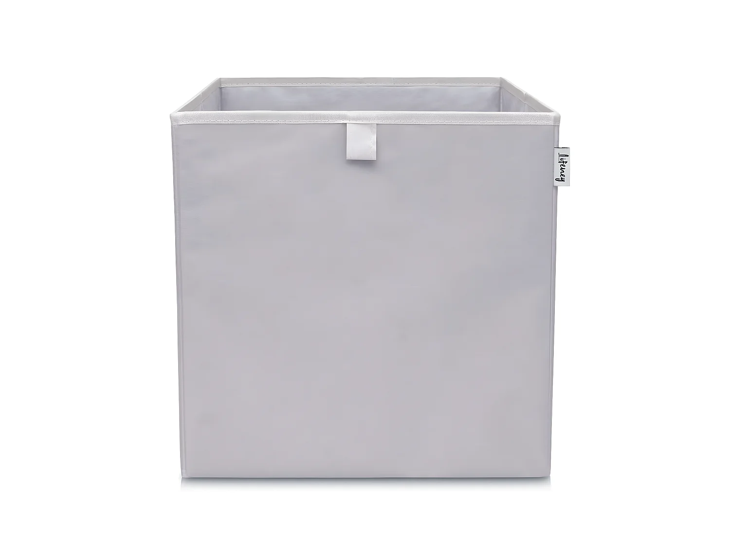 Boîte de rangement coloris gris clair, compatible avec l'étagère IKEA KALLAX Lifeney