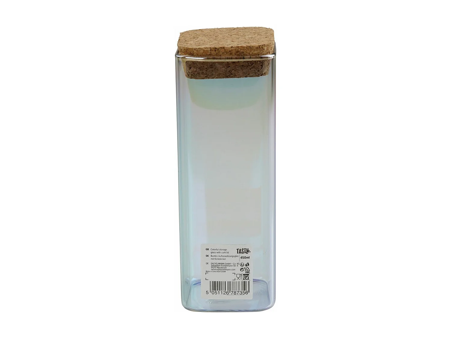 Boîte de conservation en verre 450 ml Tasty Green