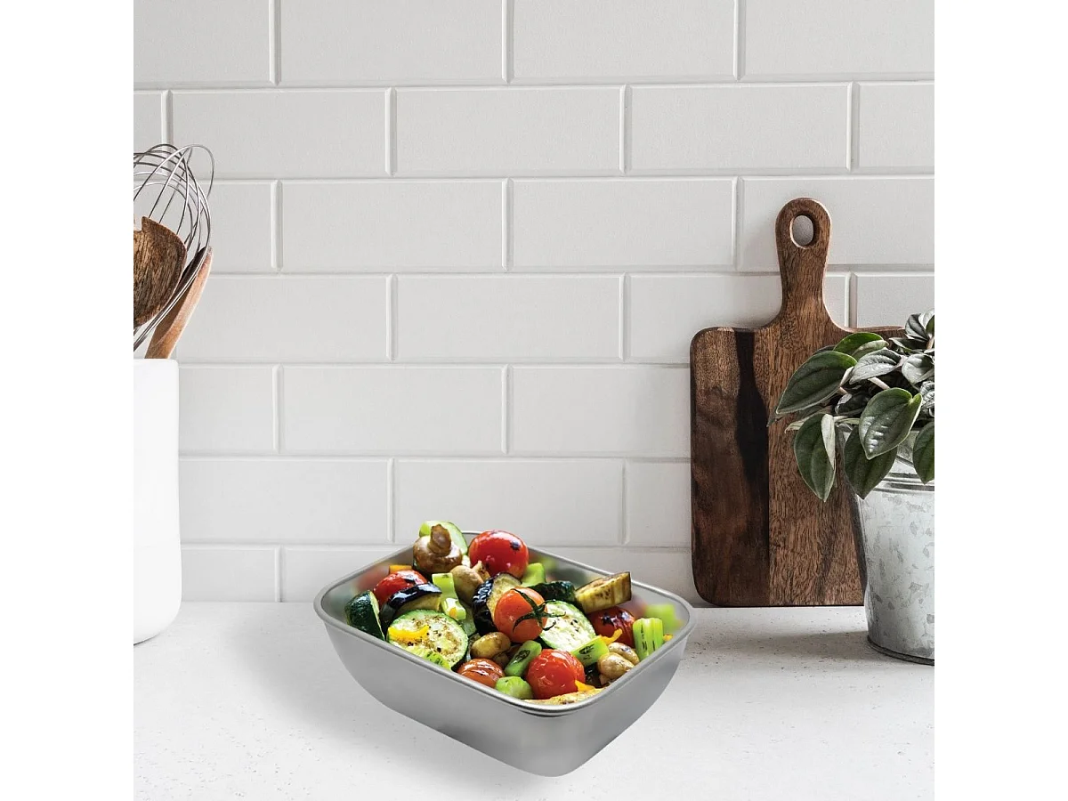 Boîte à repas isotherme en inox qui passe au microonde 600 ml Fackelmann Move