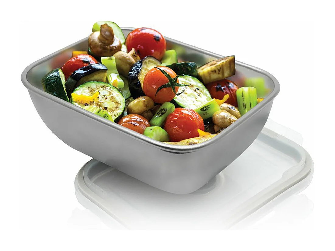 Boîte à repas isotherme en inox qui passe au microonde 600 ml Fackelmann Move