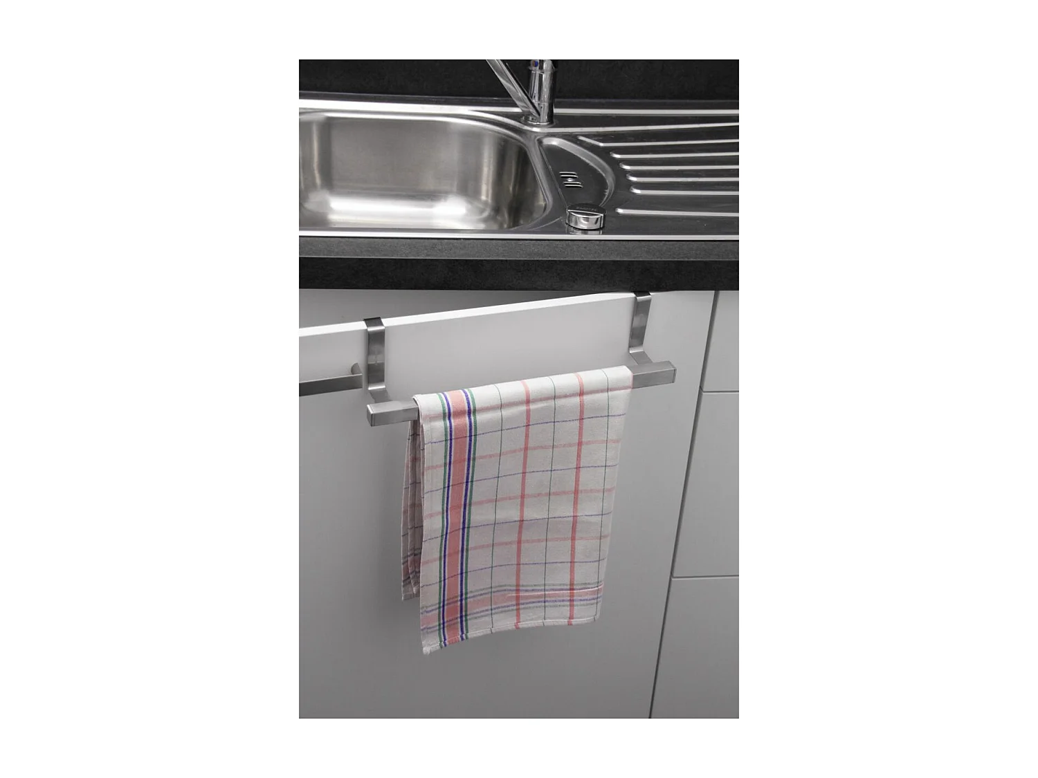 Porte serviette et torchon extensible inox Fackelmann Tecno