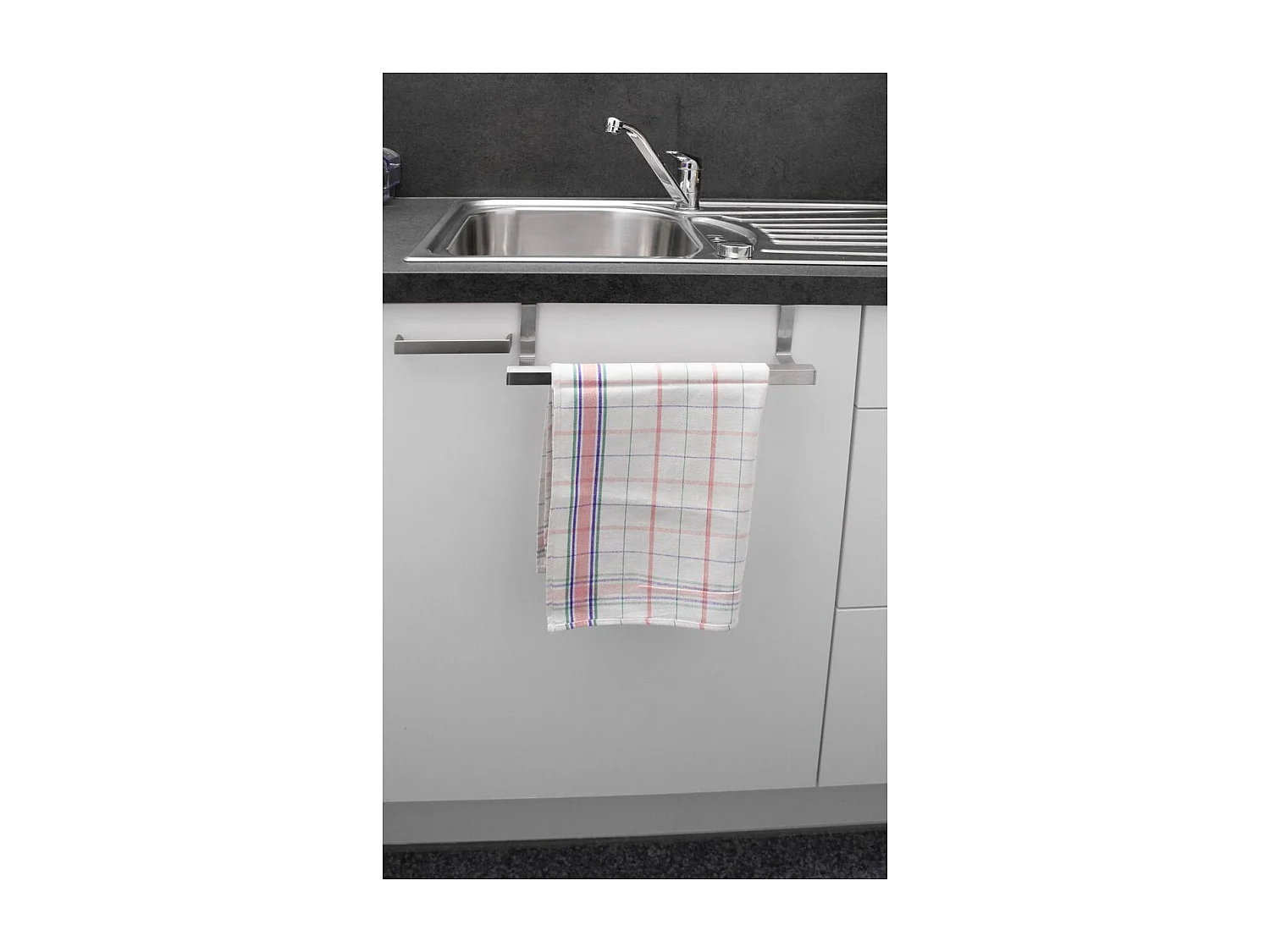 Porte serviette et torchon extensible inox Fackelmann Tecno