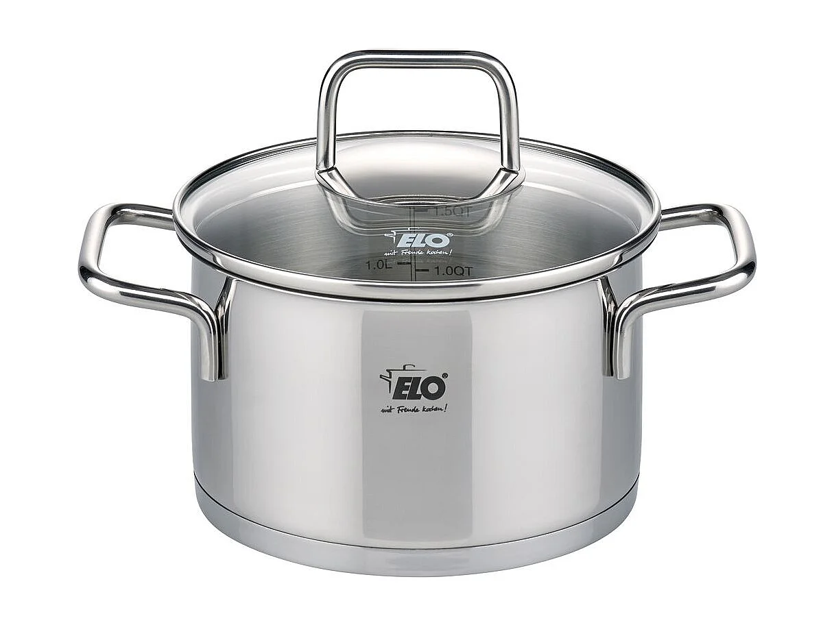 Faitout en inox 12 cm de 0,6 litre Elo Citrin