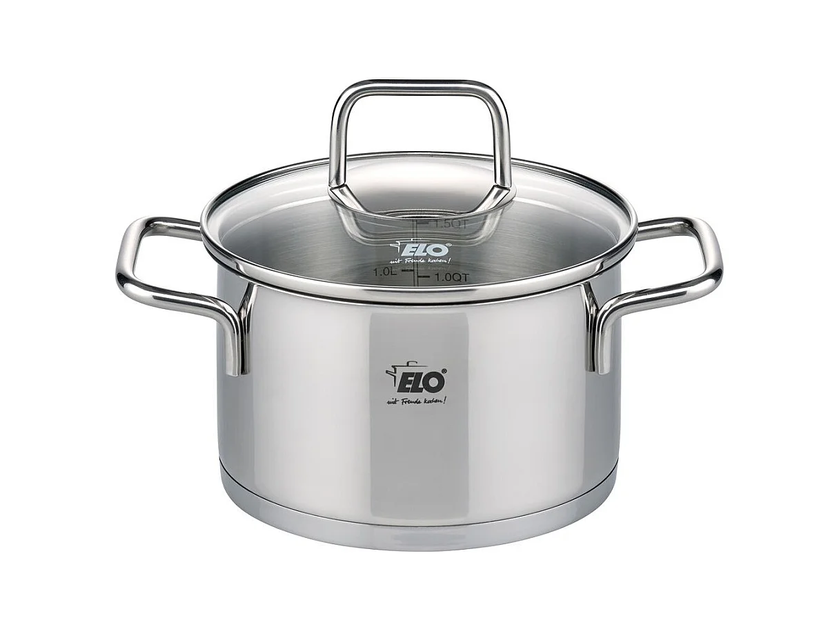 Faitout en inox 12 cm de 0,6 litre Elo Citrin