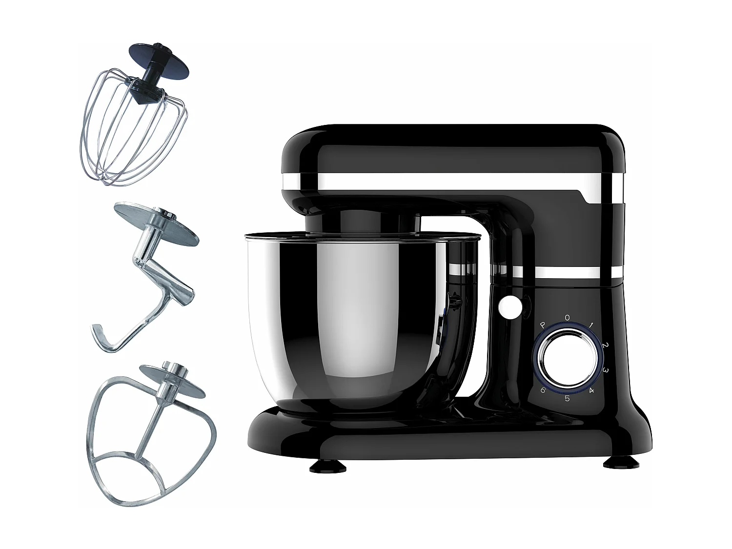 Robot de cocina con función amasadora 1000W con bol de 5L