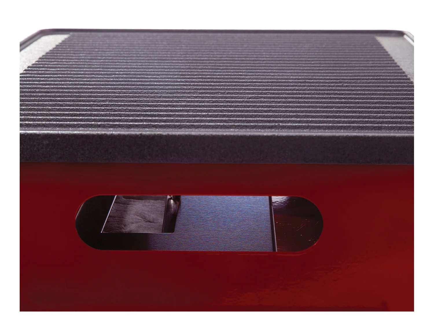 Ethanol barbecue 1.2L in zwart staal en ijzeren plaat