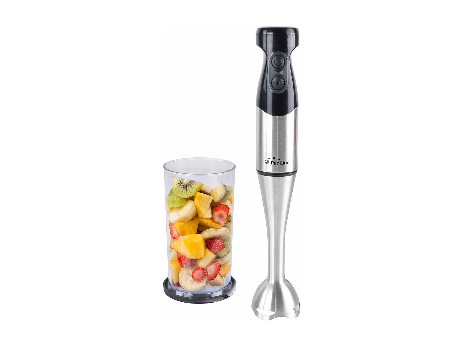 Mixeur plongeant avec verre 500ml 800W noir