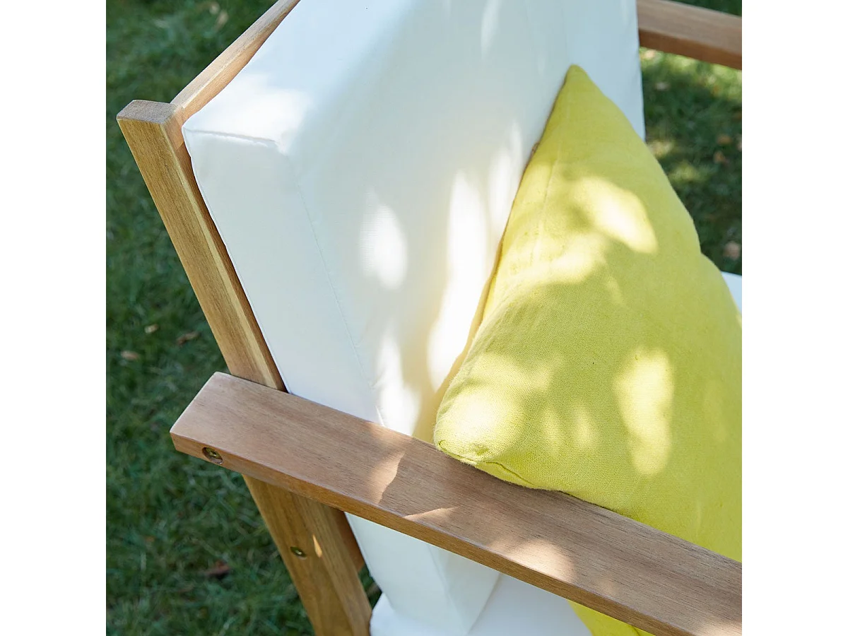 Set da esterno in massello di acacia FSC per 4 persone