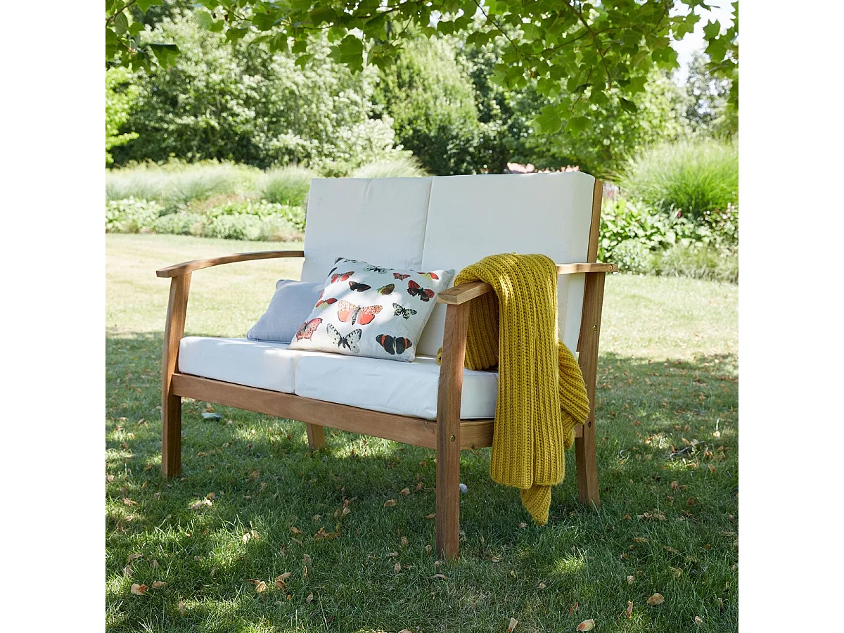 Salon de jardin en acacia massif 4 places