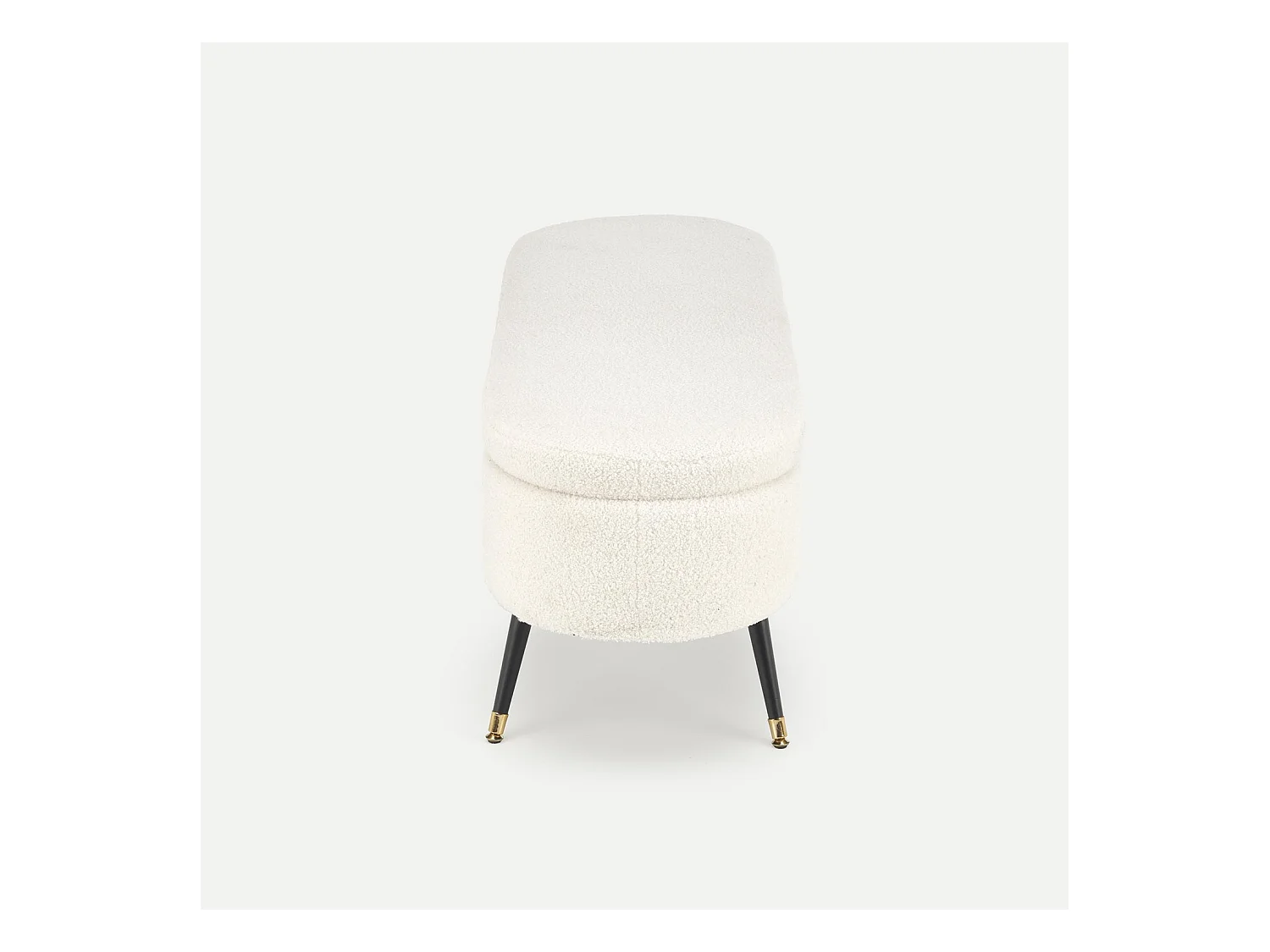 Ławka AVEIRO kremowa z pojemnikiem