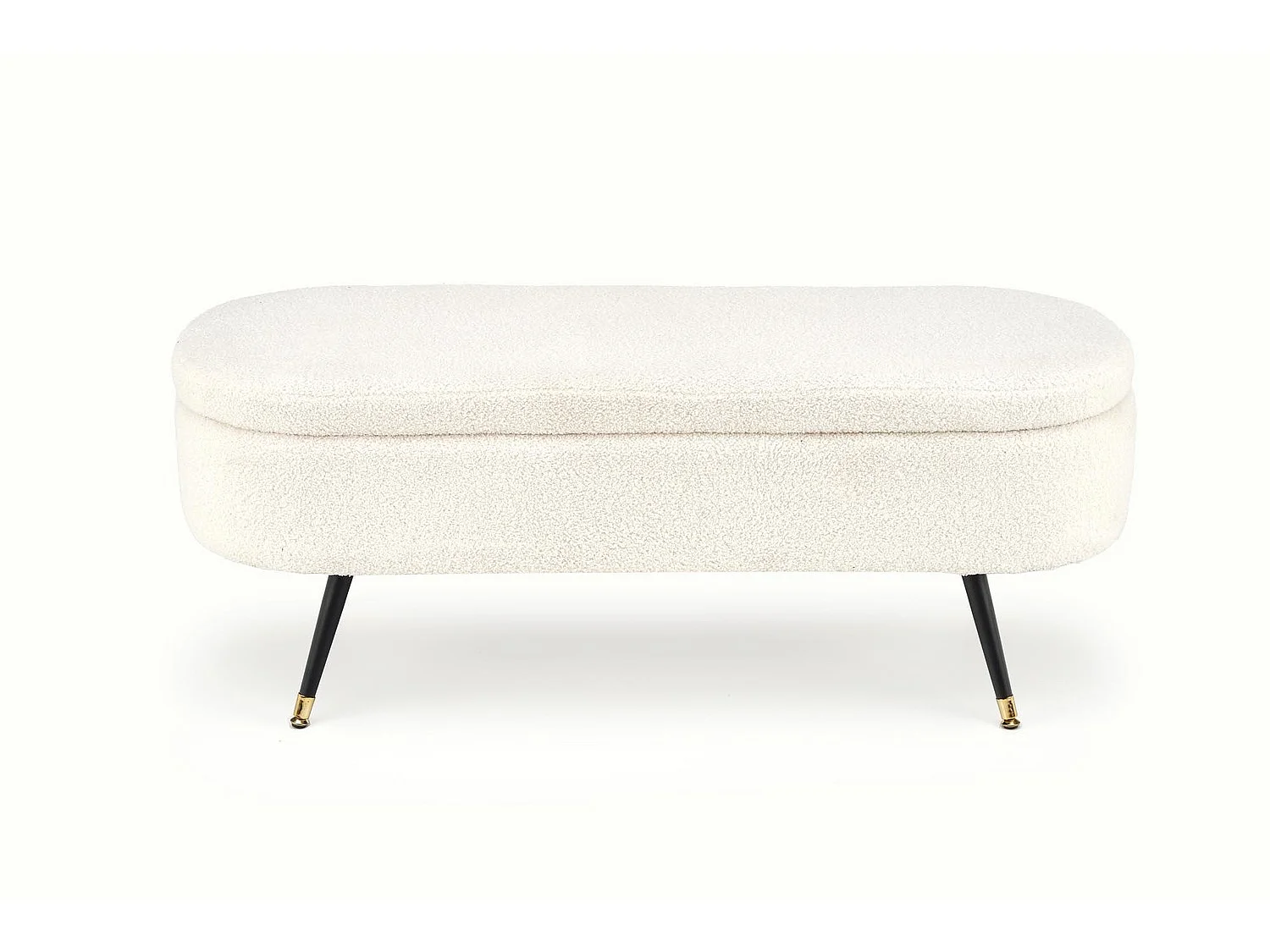 Ławka AVEIRO kremowa z pojemnikiem