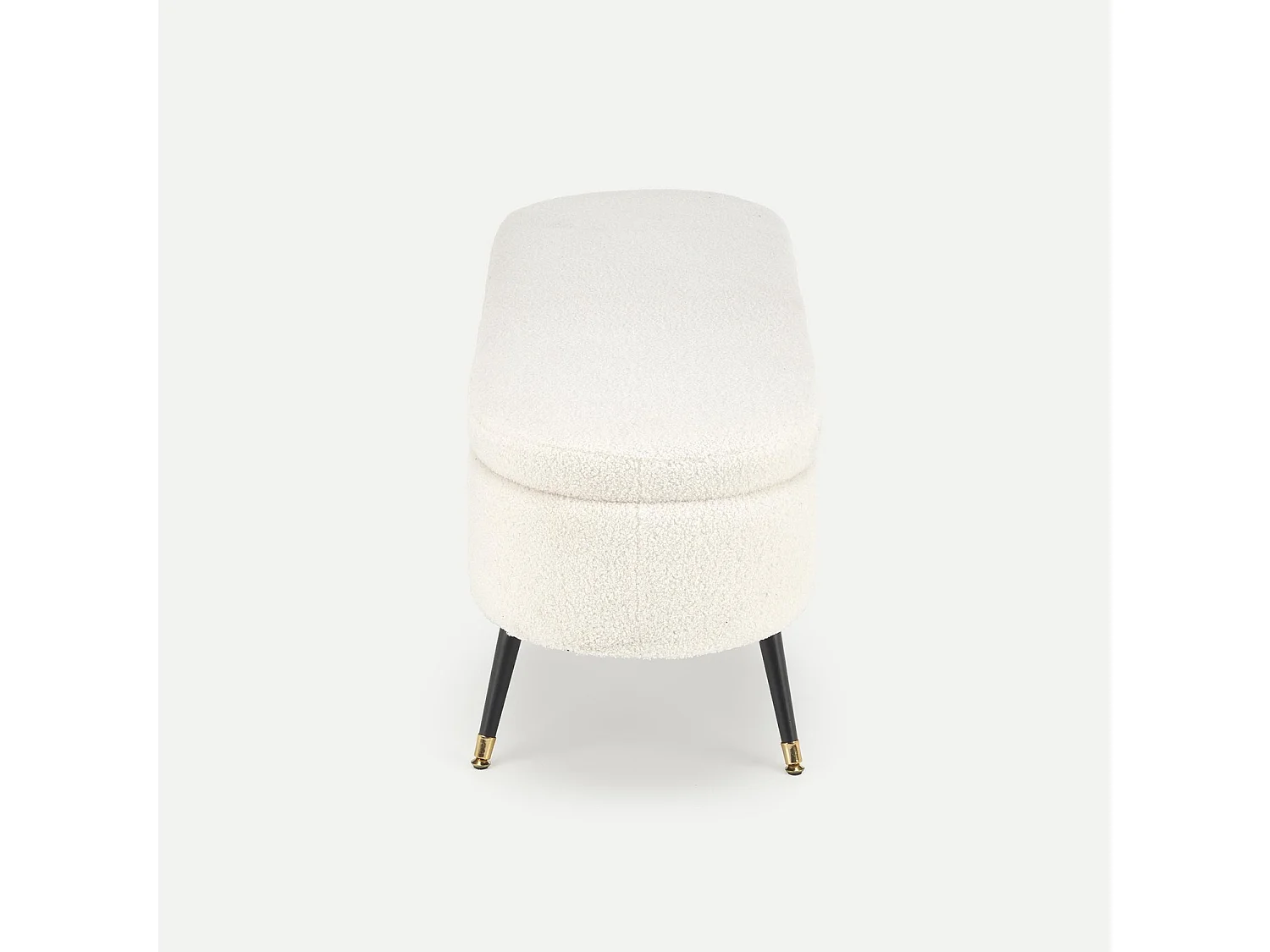 Ławka AVEIRO kremowa z pojemnikiem